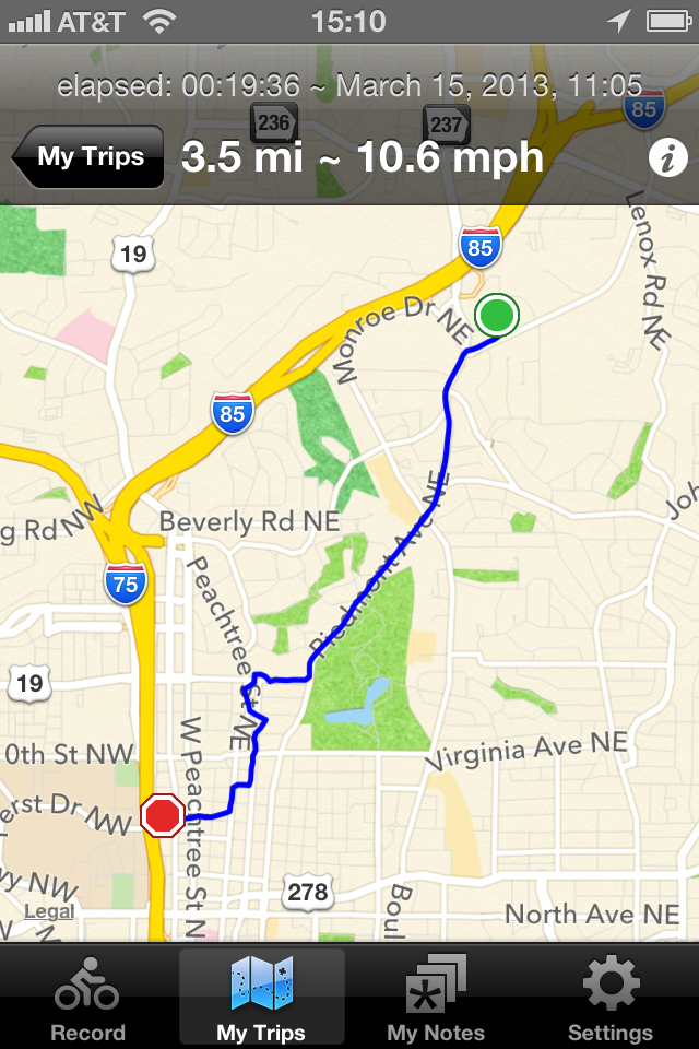 Cycle Atlanta screen 4